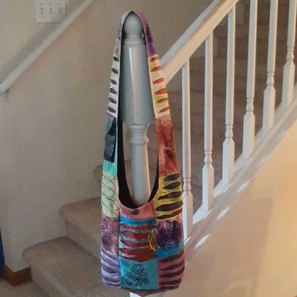 Om Namaste Nepal Boho shoulder bag